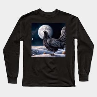 Moon Black Grouse Long Sleeve T-Shirt